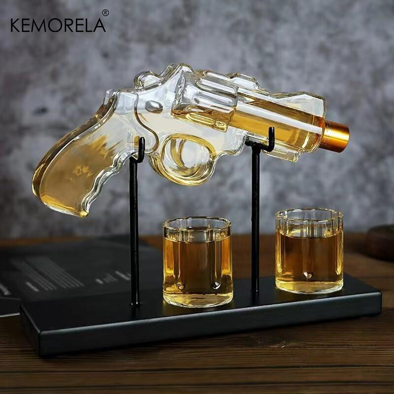 Cold Drink Dispenser - KEMORELA револьверный стеклянный графин, набор стекол