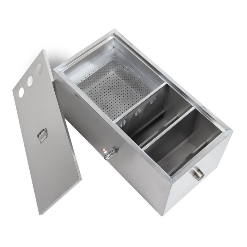 Commercial Kitchen Grease Trap - Фильтр-сепаратор жира и воды из нержавеющей
