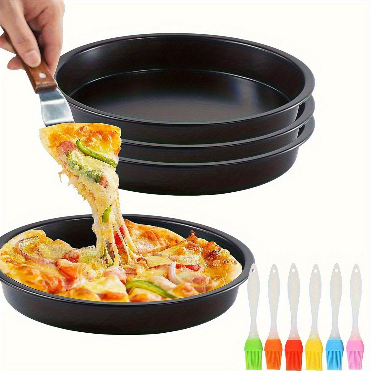 Pizza Conveyor Oven - Противень для пиццы 6/8/9/10 дюймов, круглый,