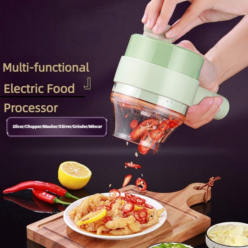 Commercial Kitchen Products - Беспроводной электрический кухонный комбайн, овощерезка, нарезка