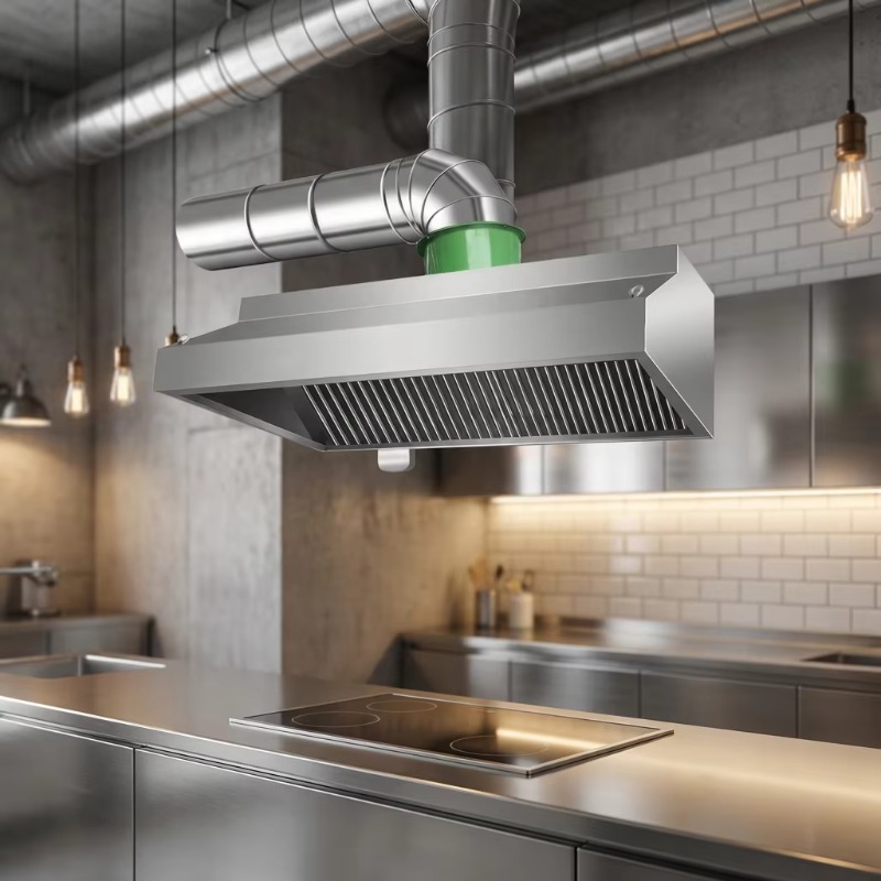 Commercial Kitchen - Коммерческая настенная вытяжка из нержавеющей стали