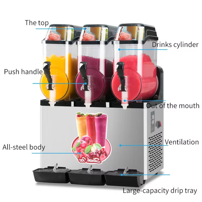 Cold Drink Dispenser - Автоматическая коммерческая машина для приготовления слякоти,