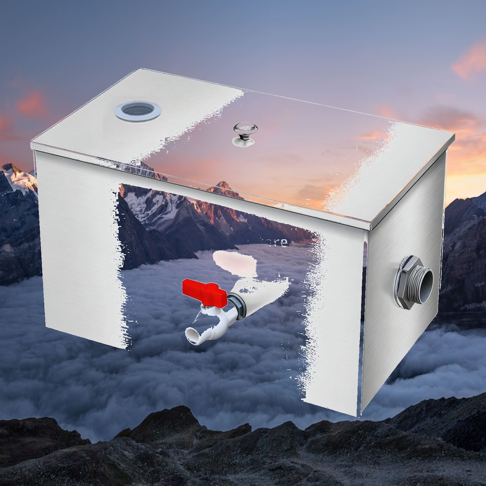 Commercial Kitchen Grease Trap - Легкоочищаемый жироуловитель из нержавеющей стали для