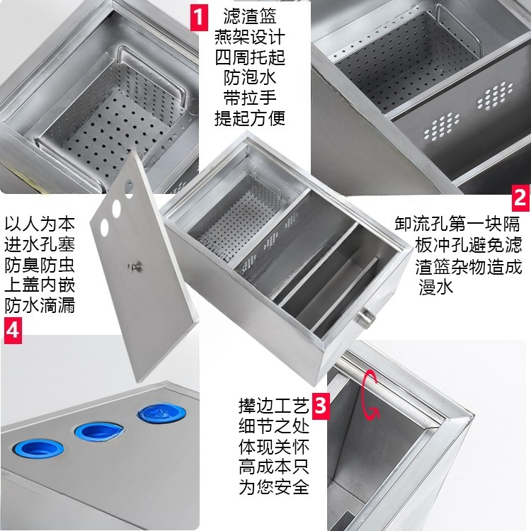 Фильтр-сепаратор жира и воды и – обзор и цена Commercial Kitchen Grease Trap