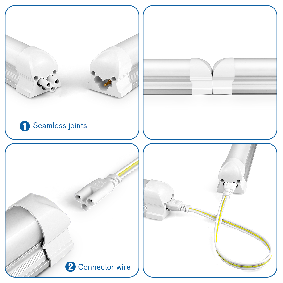 AC220V EU Plug T8 Светодиодная – обзор и цена Commercial Kitchen Ceiling