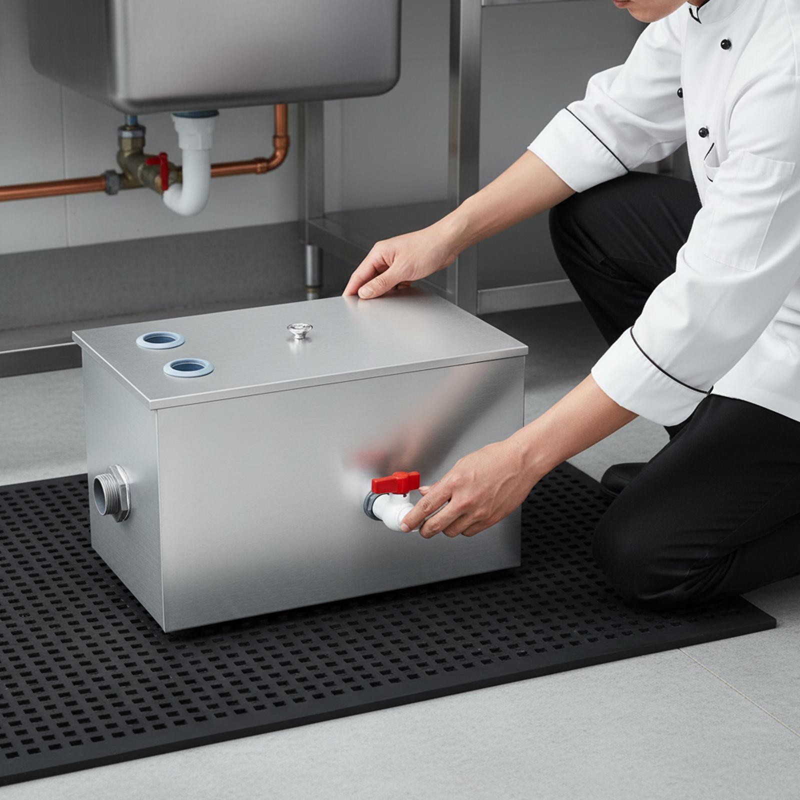 Фильтр-уловитель жира из нержа – обзор и цена Commercial Kitchen Grease Trap