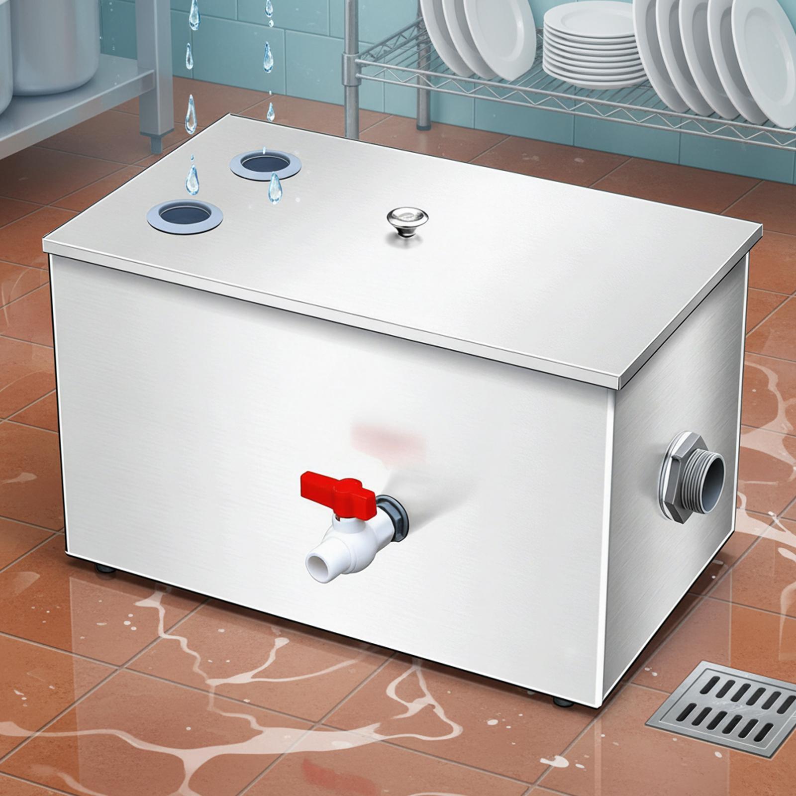 Фильтр-уловитель жира из нержа – обзор и цена Commercial Kitchen Grease Trap