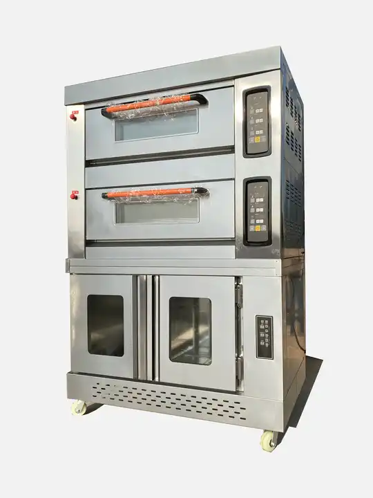 Коммерческая двухъярусная газо – обзор и цена Pizza Conveyor Oven